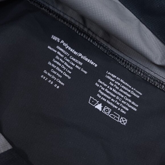 Specialized Mens Windbreaker Jacket Small Black Vented Lightweight Full Zip - Picture 7 of 7